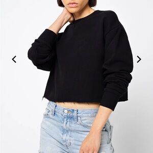 John Elliott Snyder Cropped Sweatshirt
